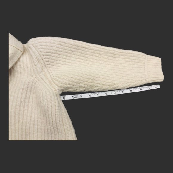 Aran Mor Ireland Button Up Wool Sweater 100% Merino Wool Children's Large - Picture 8 of 10